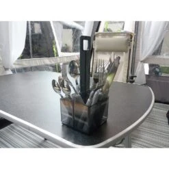 16 Pcs Stainless Steel Cutlery Set W/ Holder