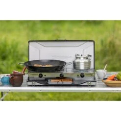 Campingaz Camping Chef Folding CV 2 Burner Stove -Camping Equip Store campingaz camping chef folding cv 2 burner stove p2622 9547 image