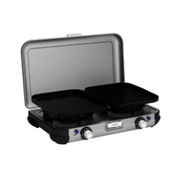 Campingaz Camping Kitchen 2 Grill & Go Double Burner Portable Camping Gas Stove