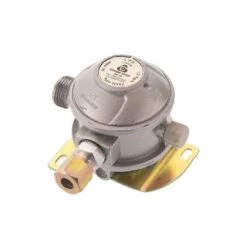 Cavagna 30mbar Caravan Gas Regulator 8mm - Angled Inlet
