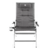 Coleman 5 Position Padded Recliner Chair - Grey