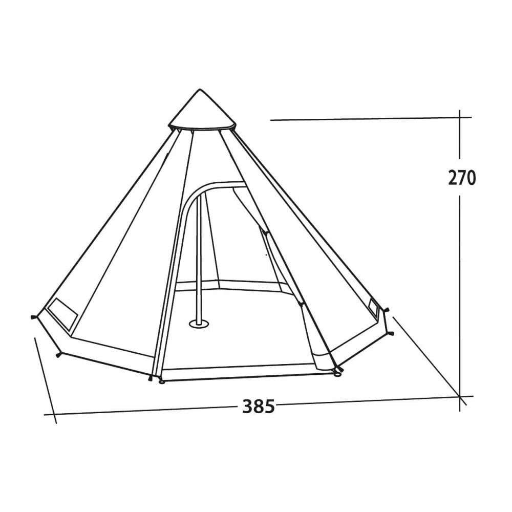 Easycamp Moonlight Tipi Tent 14 Easycamp Moonlight Tipi Tent - Image 14