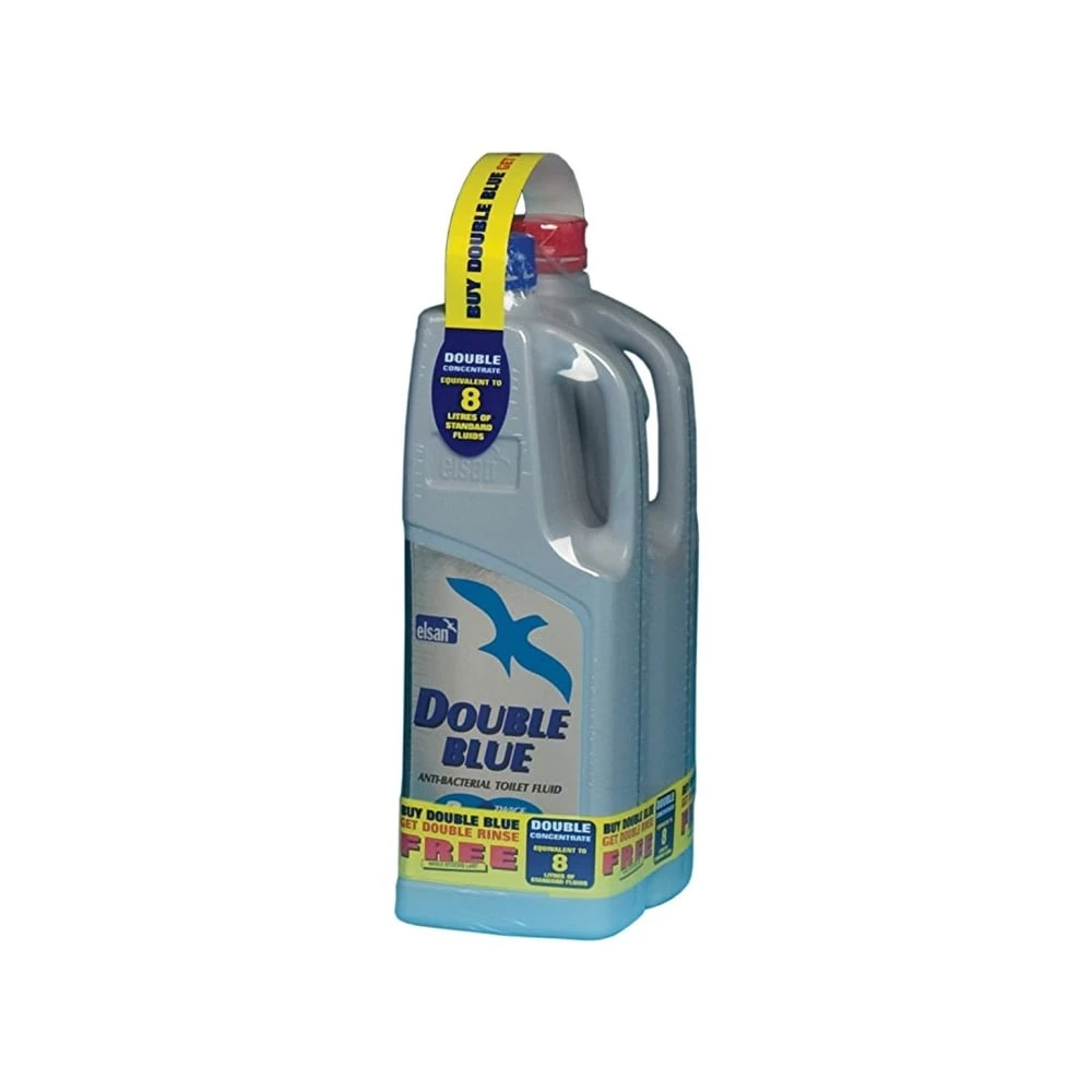 Elsan 2 Ltr Double Blue/Double Rinse Toilet Liquid Twinpack 1 Elsan 2 Ltr Double Blue/Double Rinse Toilet Liquid Twinpack