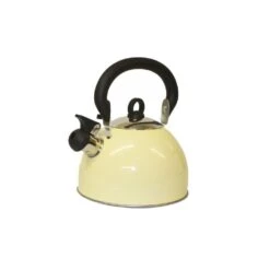 Flamefield 2.5L Stainless Steel Whistling Kettle - Cream