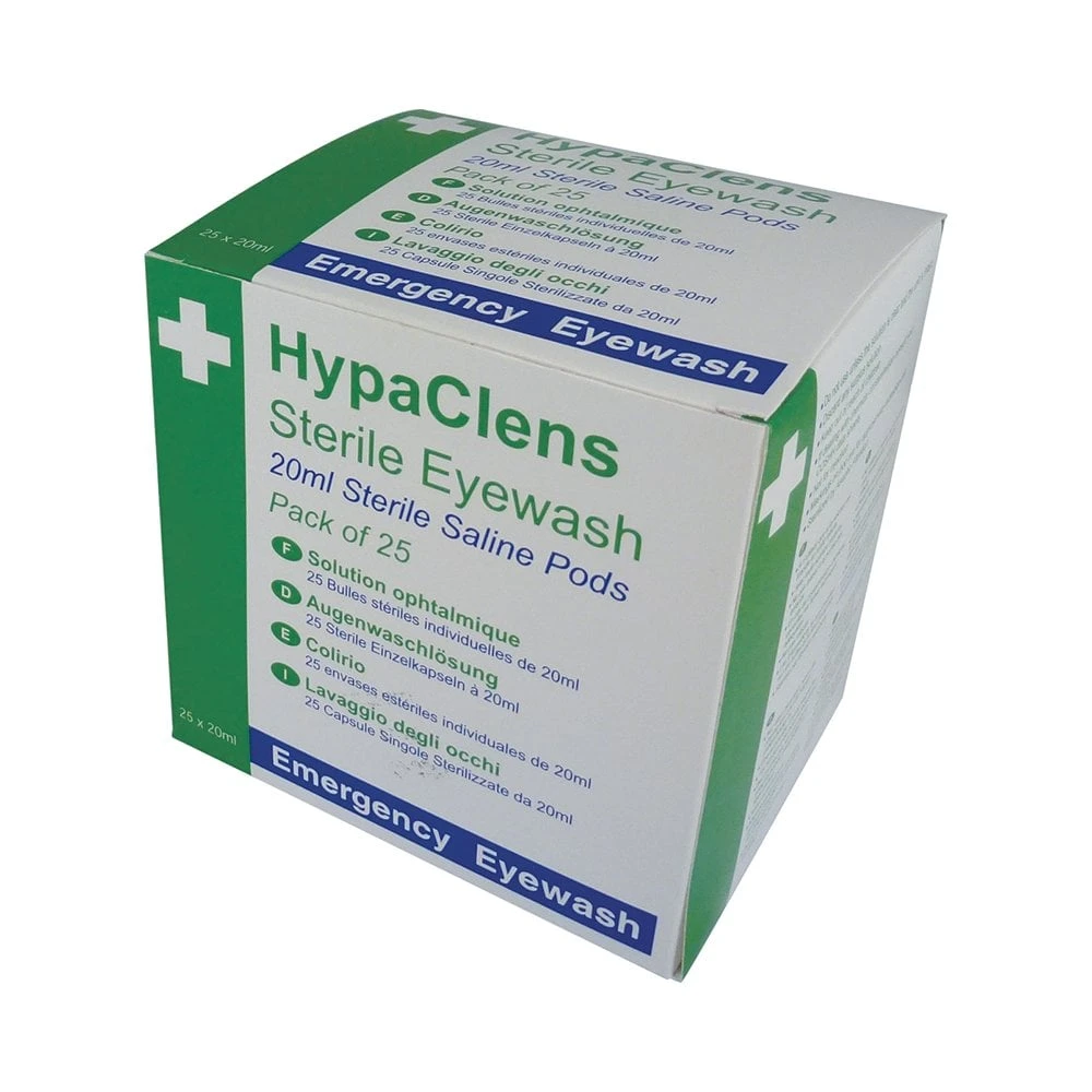 HypaClens Sterile Eyewash Pods Per/25 1 HypaClens Sterile Eyewash Pods Per/25