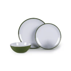 Kampa Fern Green 12 Piece Melamine Set