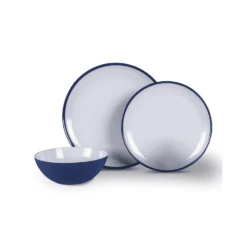 Kampa Midnight Blue 12 Piece Melamine Set