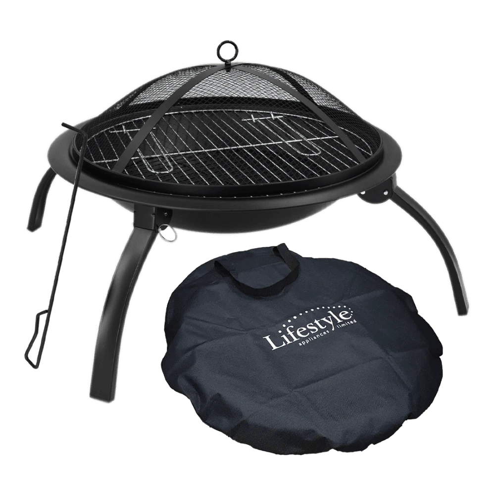 Lifestyle Kaida Traveller Portable Fire Pit + BBQ 1 Lifestyle Kaida Traveller Portable Fire Pit + BBQ