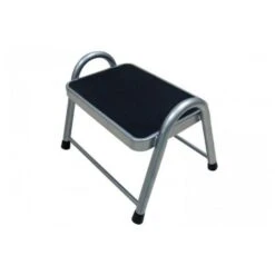 Maypole Single Steel Silver Caravan Step