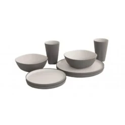 Outwell Gala 2 Person Dinner Set - Grey Mist