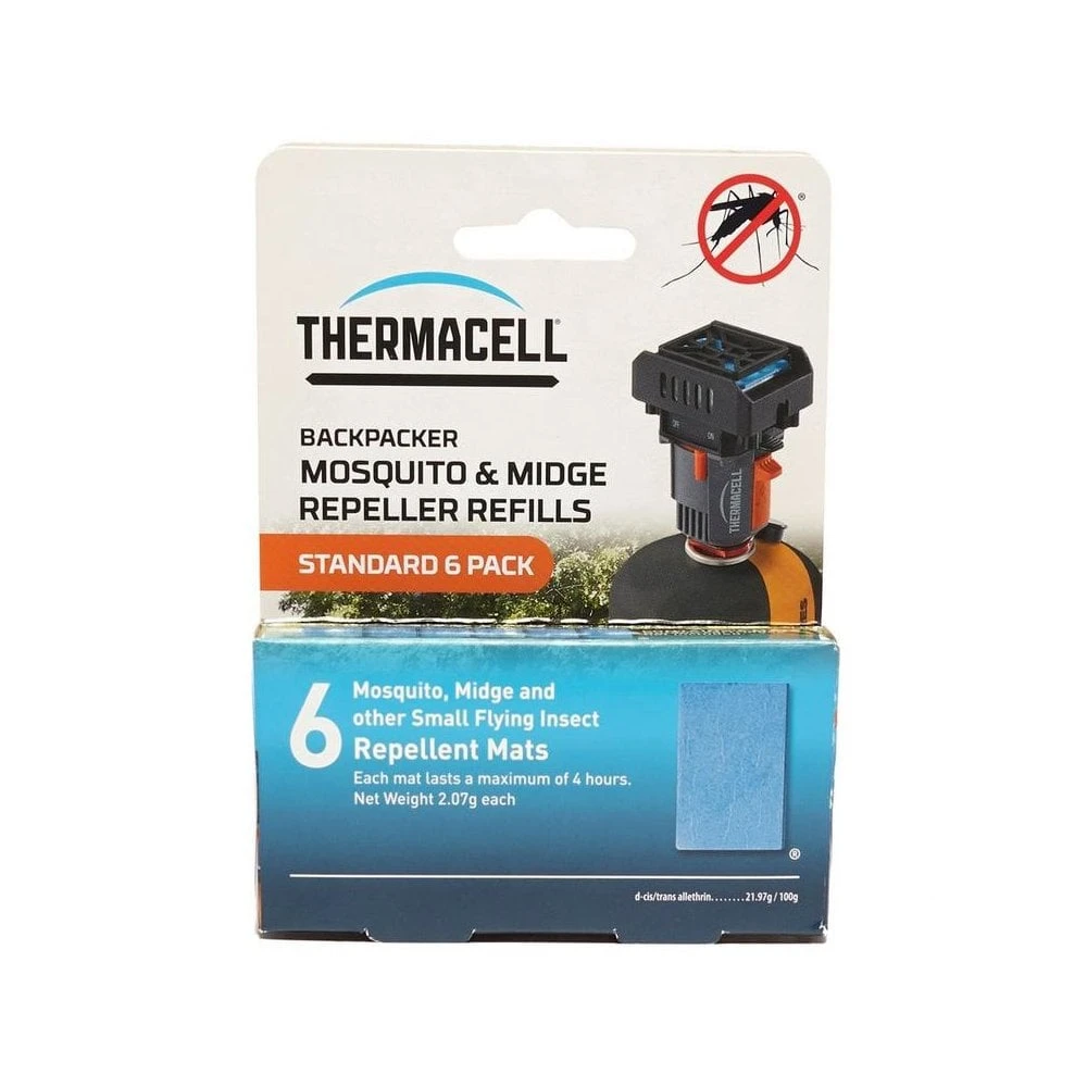 Thermacell Backpacker Mosquito Repellent Refills Mats (6 Pack) 1 Thermacell Backpacker Mosquito Repellent Refills Mats (6 Pack)